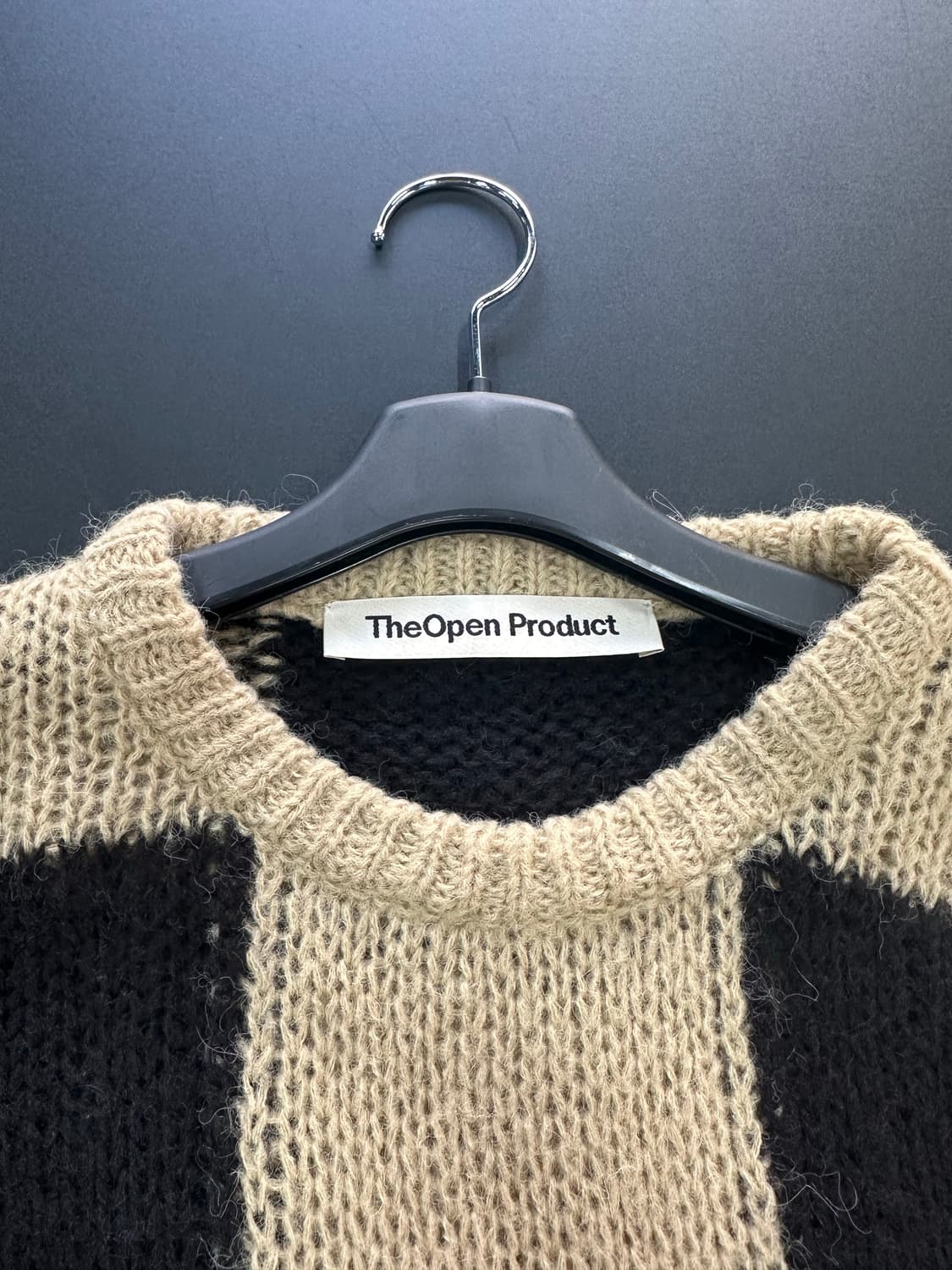 더오픈프로덕트 체커보드 울 니트 상품이미지7