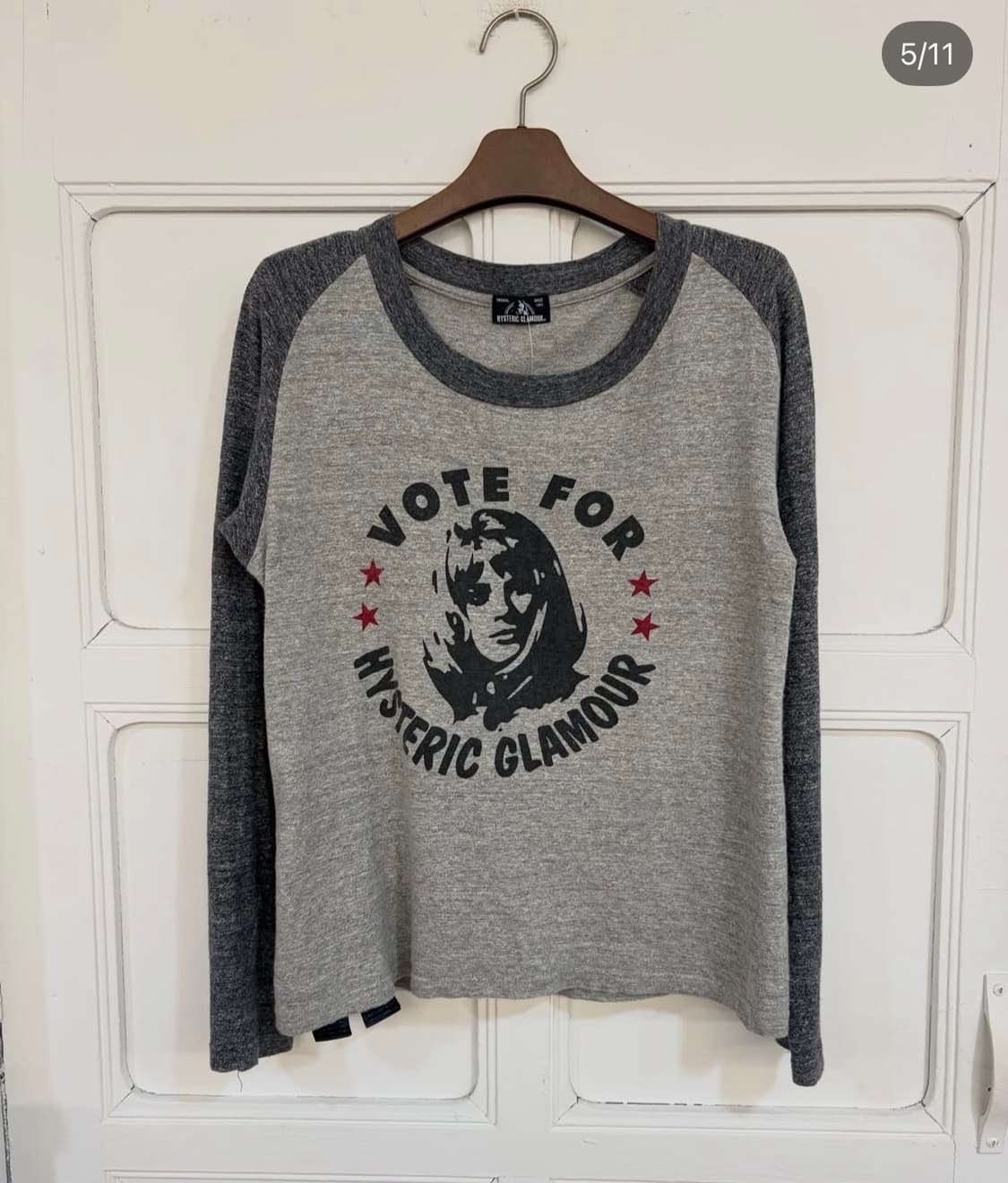 히스테릭 글래머 레글런 티셔츠 상품이미지1