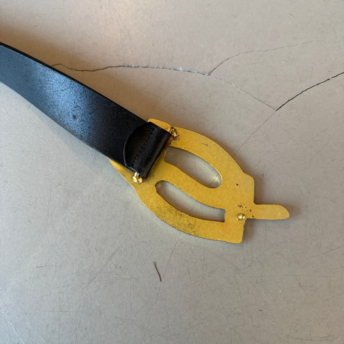 생로랑 골드 버클 벨트 상품이미지3