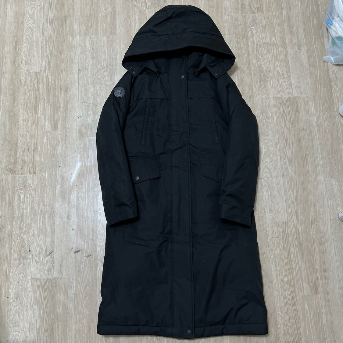 라푸마 여성 구스다운 후드 롱패딩 S/90  상품이미지1