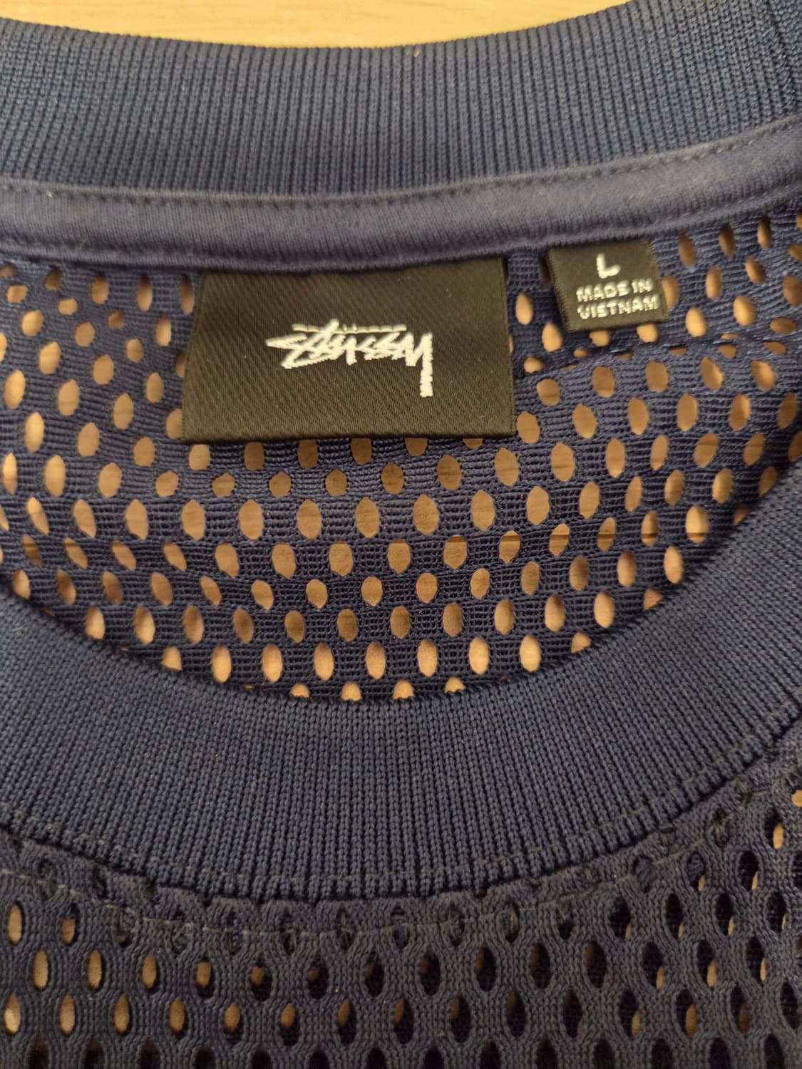 스투시 팀 저지 80 네이비 L 상품이미지4