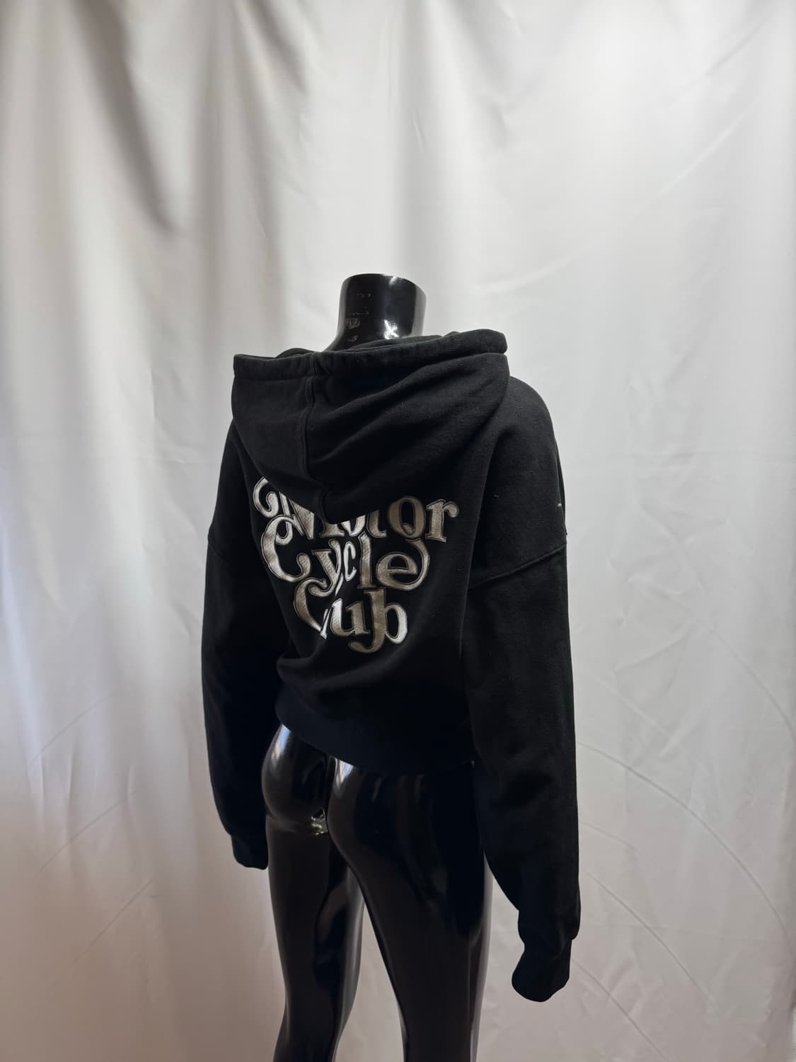 le2 / 모터사이클 크롭 후드 집업  상품이미지3