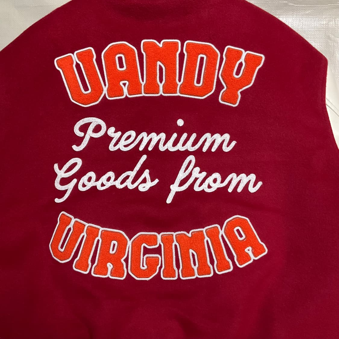 반디 더 핑크 바시티 자켓 XL 상품이미지6