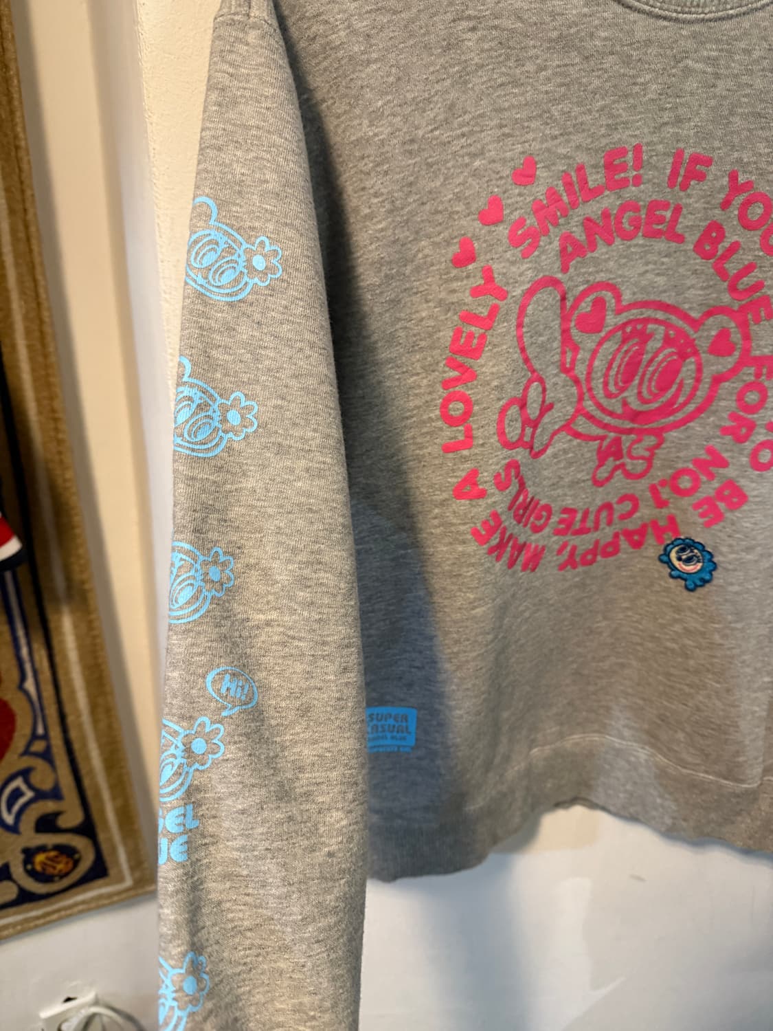 Angel blue 맨투맨 S 상품이미지3