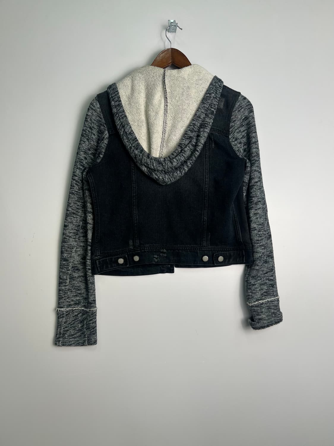 black oved 데님 자켓 상품이미지4