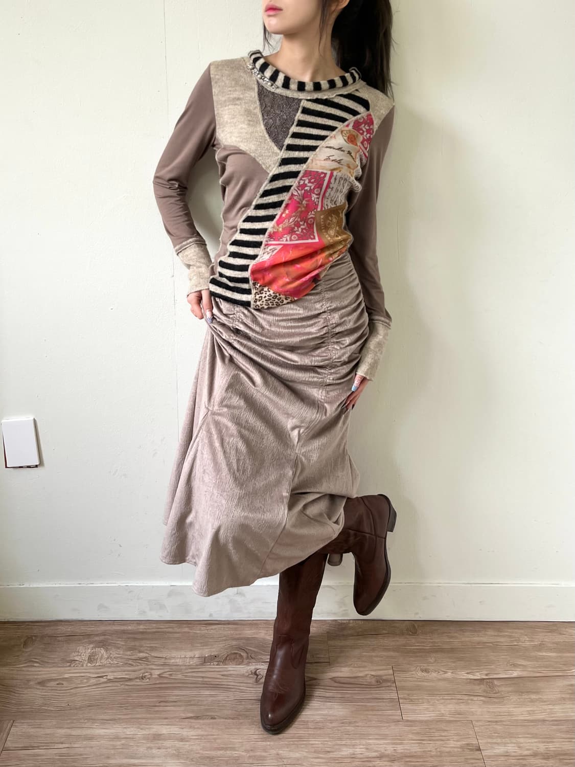 Mr.Giuly 아트 스웨터 상품이미지7