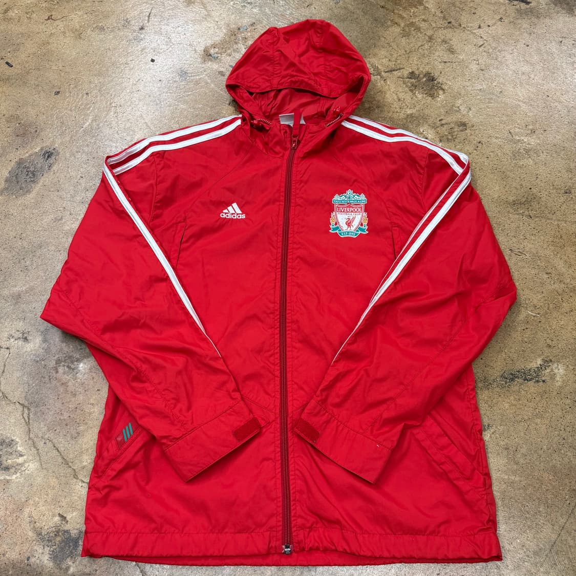 [정품/95] 아디다스 리버풀 FC 바람막이 자켓 레드 b17 상품이미지2