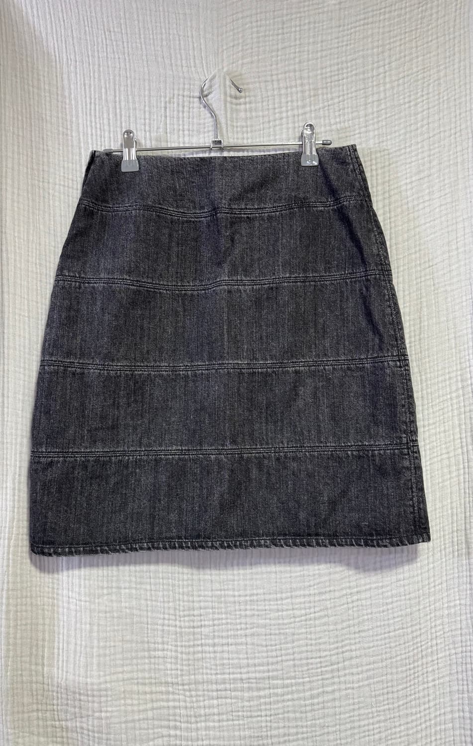 Laura Ashley 블랙/그레이 데님스커트 상품이미지1