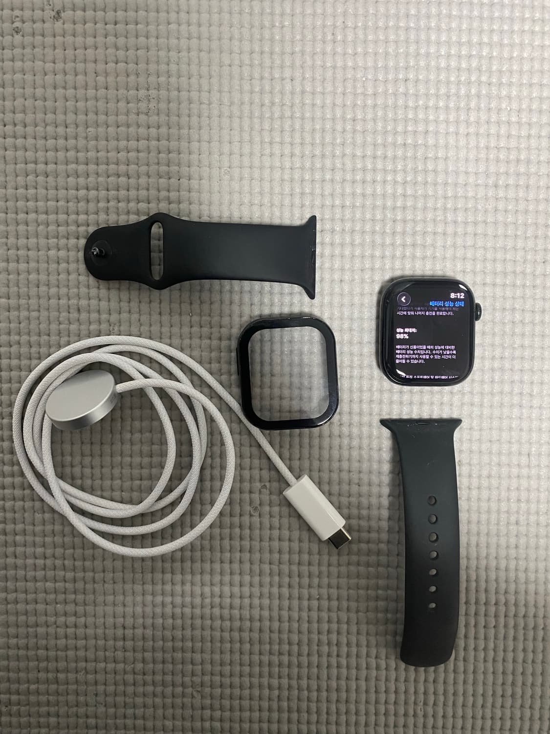 애플워치 10 제트블랙 42mm gps 상품이미지1