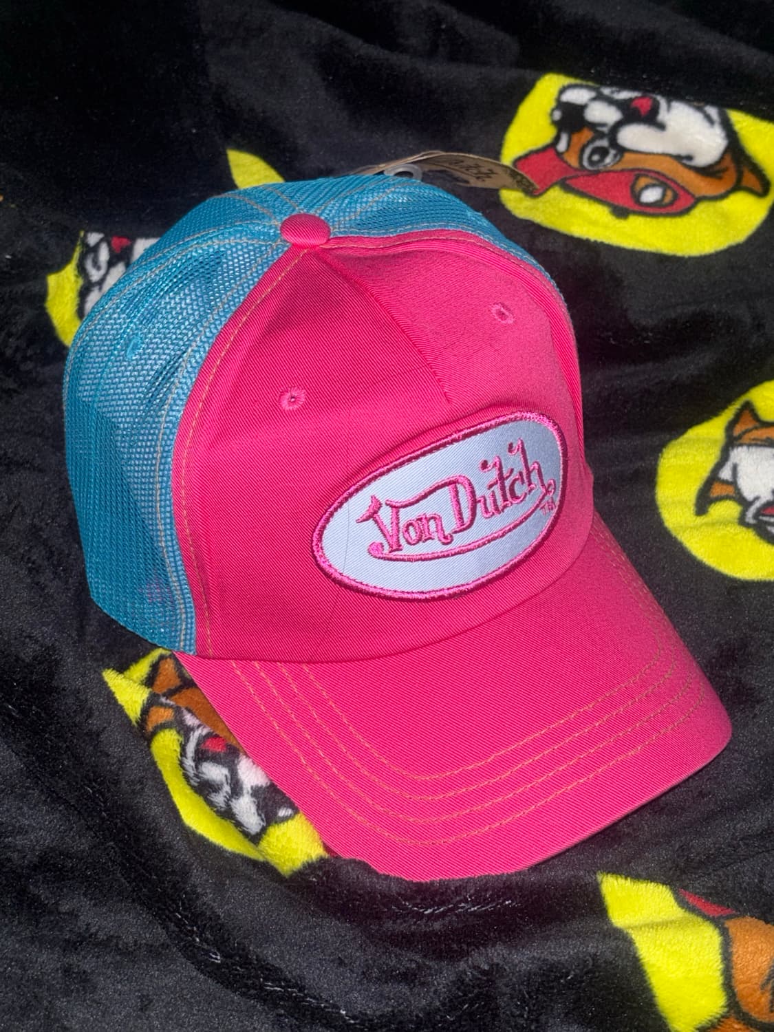 🚨연말세일🚨Von dutch pink+sky blue cap 상품이미지1