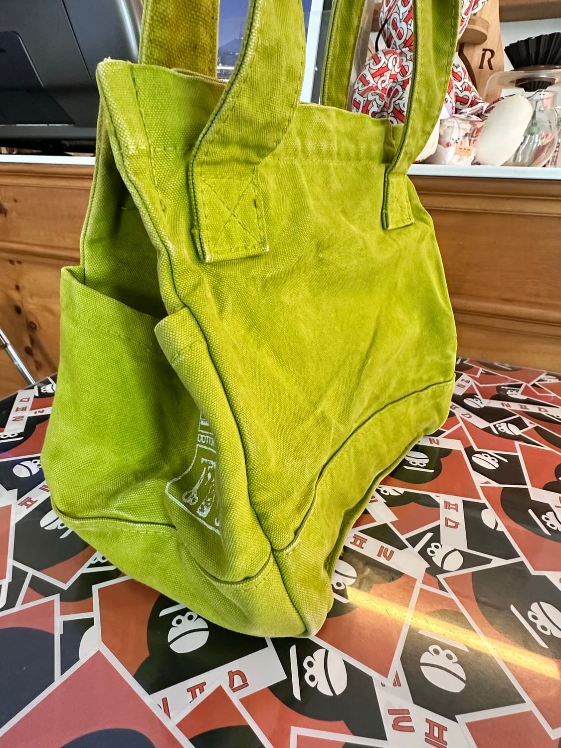 (라임💚) Kapital 캐피탈 더플백 데님 숄더백 상품이미지4