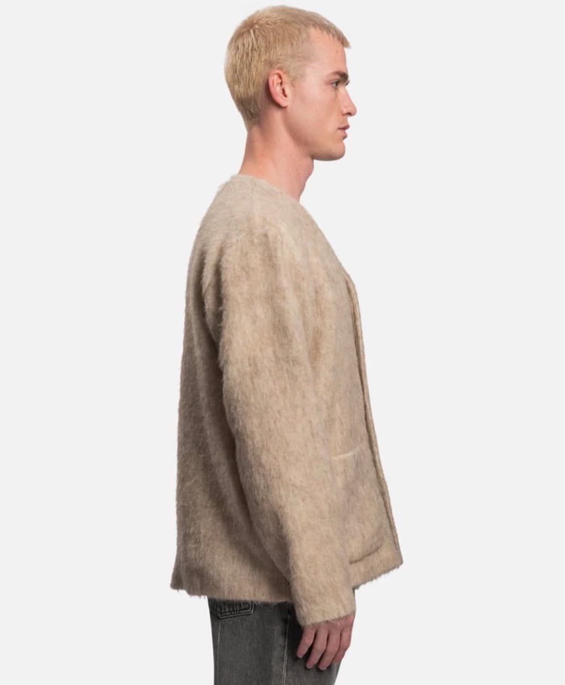 [새제품]아워레거시 모헤어 가디건 베이지_50 상품이미지7