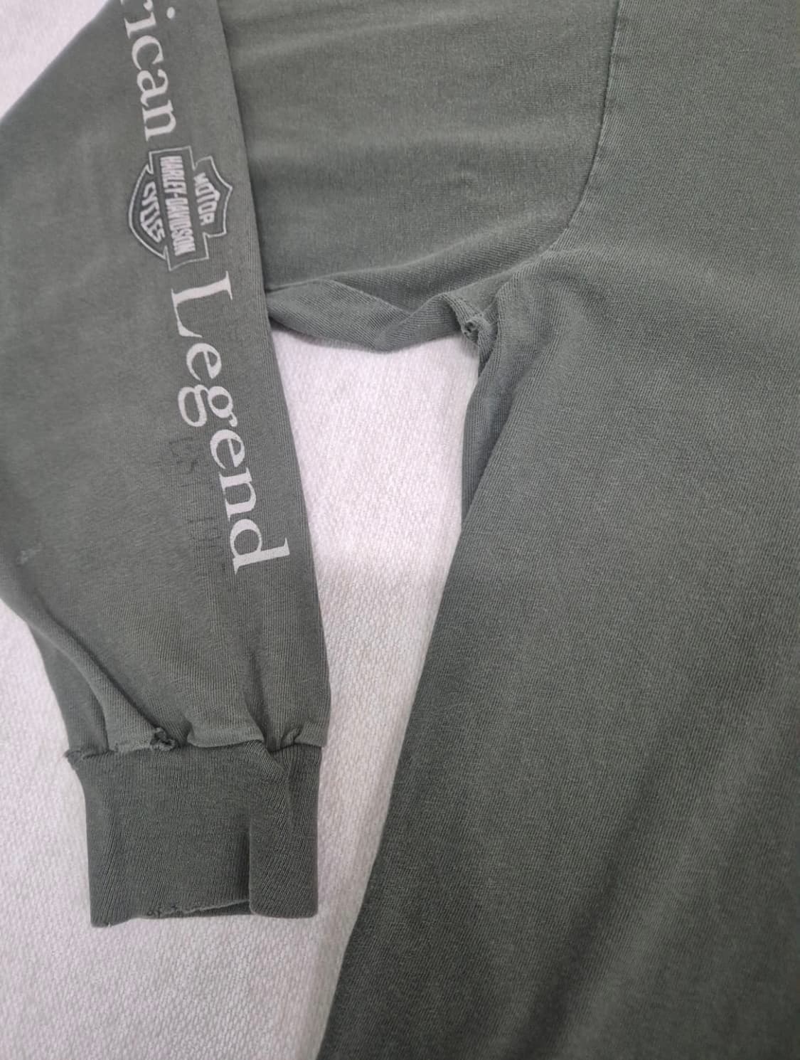 2002 Made in USA 빈티지 할리데이비슨 롱슬리브 L 상품이미지5