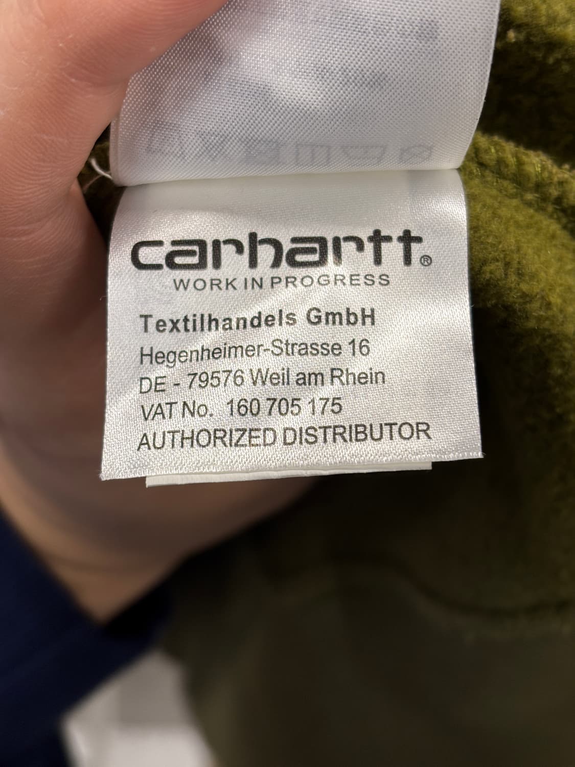 칼하트 포켓 스웨트셔츠 카키색 L 상품이미지8