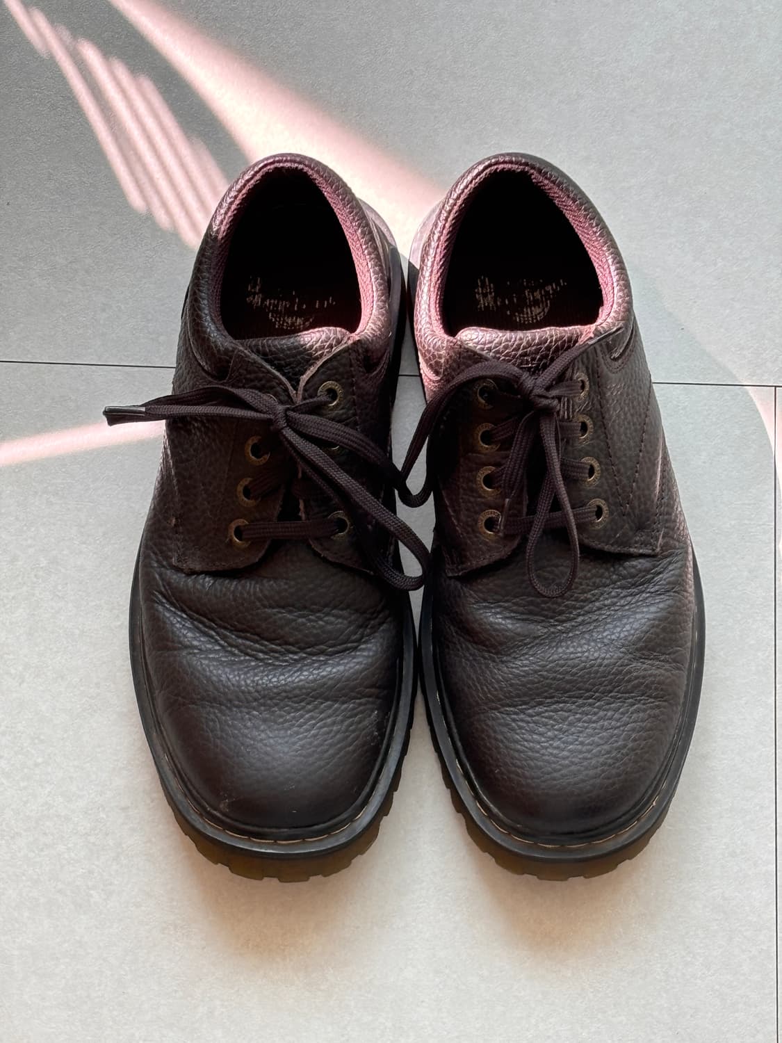 Dr.Martens ASHFIELD 빈티지 브라운 레더 더비 UK9 상품이미지7