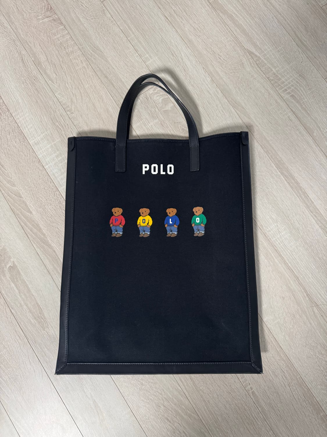 폴로 랄프로렌 캔버스 쇼퍼백 상품이미지1