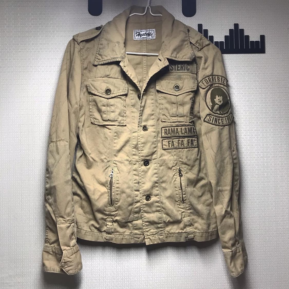 히스테릭글래머 더티 워싱 필드 자켓 상품이미지1