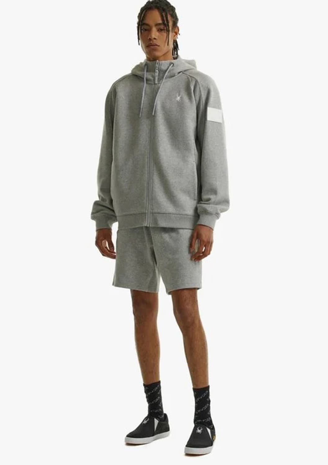 스파이더 공용 베이직 와펜 후드 집업 M(95) 상품이미지1