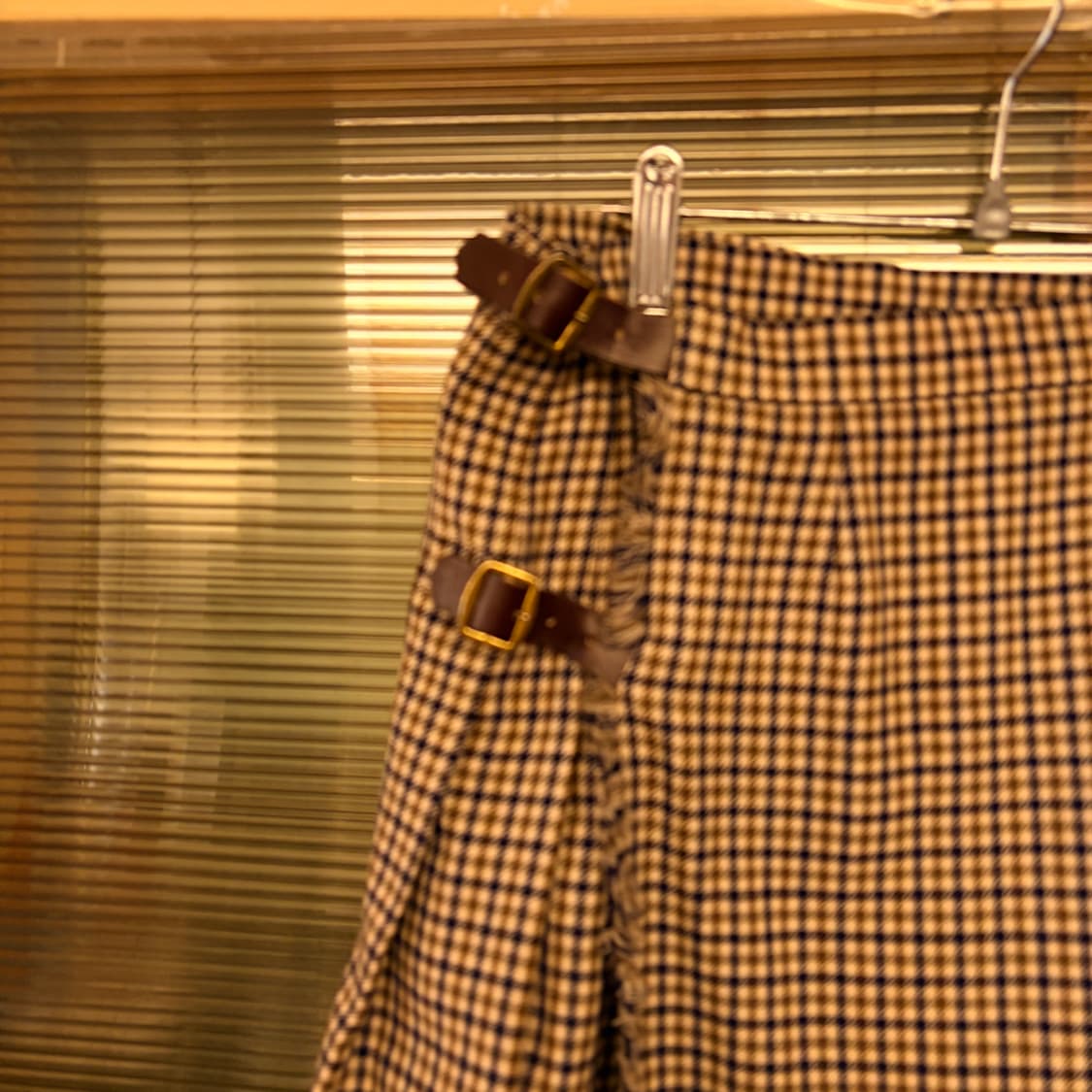 아쿠아스큐텀 체크스커트 상품이미지4