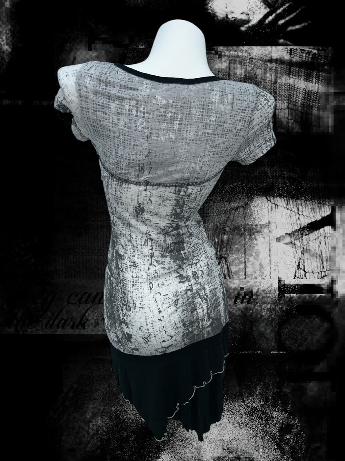 flower detail layered cutting one-piece 상품이미지8