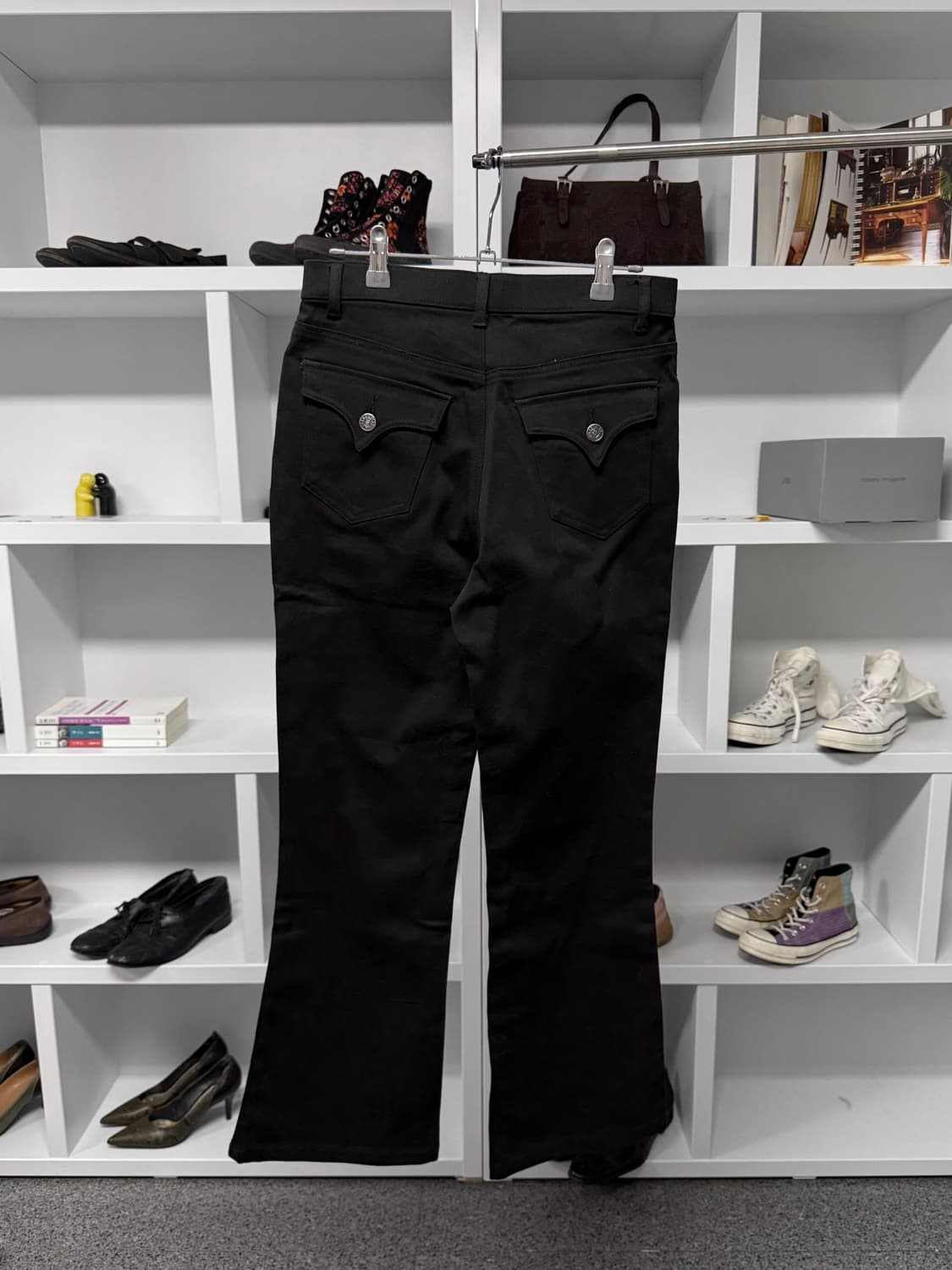 빈티지 블랙 부츠컷 팬츠 상품이미지2