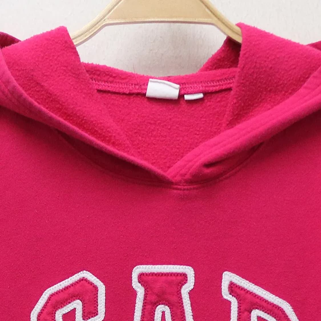 갭 핫핑크 베이직 로고 후드티 63452 상품이미지5