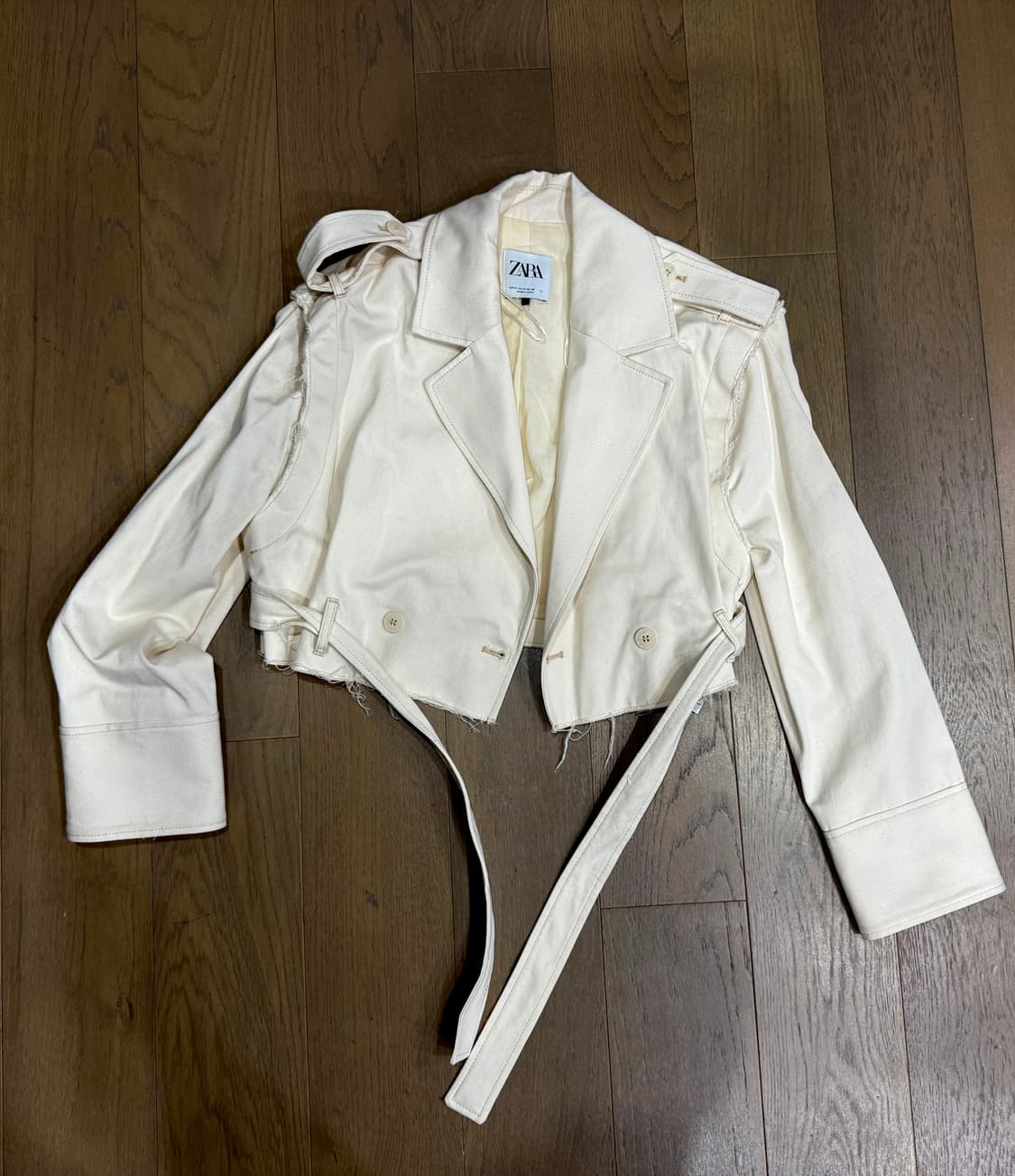 마르지엘라 st 아이보리 크롭 자켓 상품이미지1