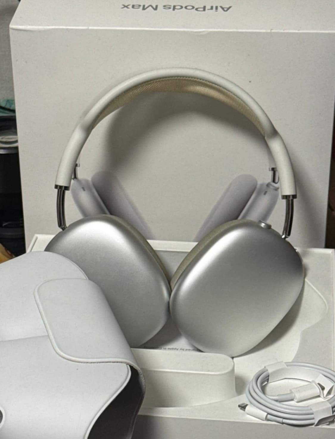 에어팟 맥스 실버 풀박스 상품이미지1