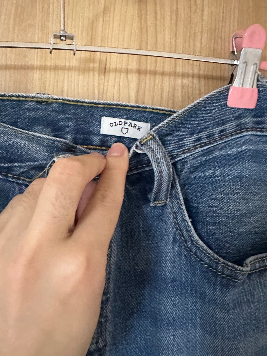 올드파크 Zip 배기진 M 사이즈 상품이미지4