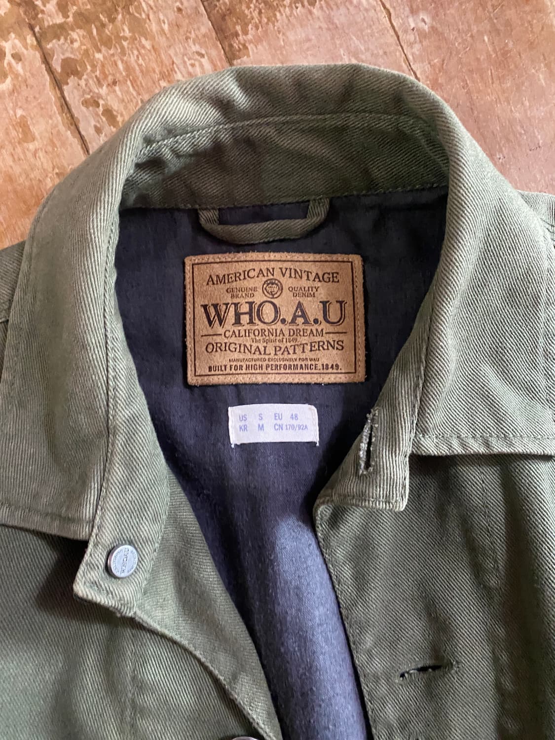 WHO.A.U 카키 워크웨어 자켓 M (100) 상품이미지2