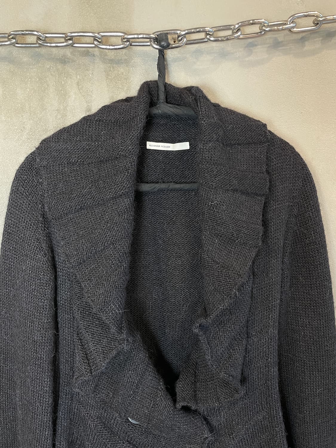 90s 알렉산더 맥퀸 러플 가디건 상품이미지4