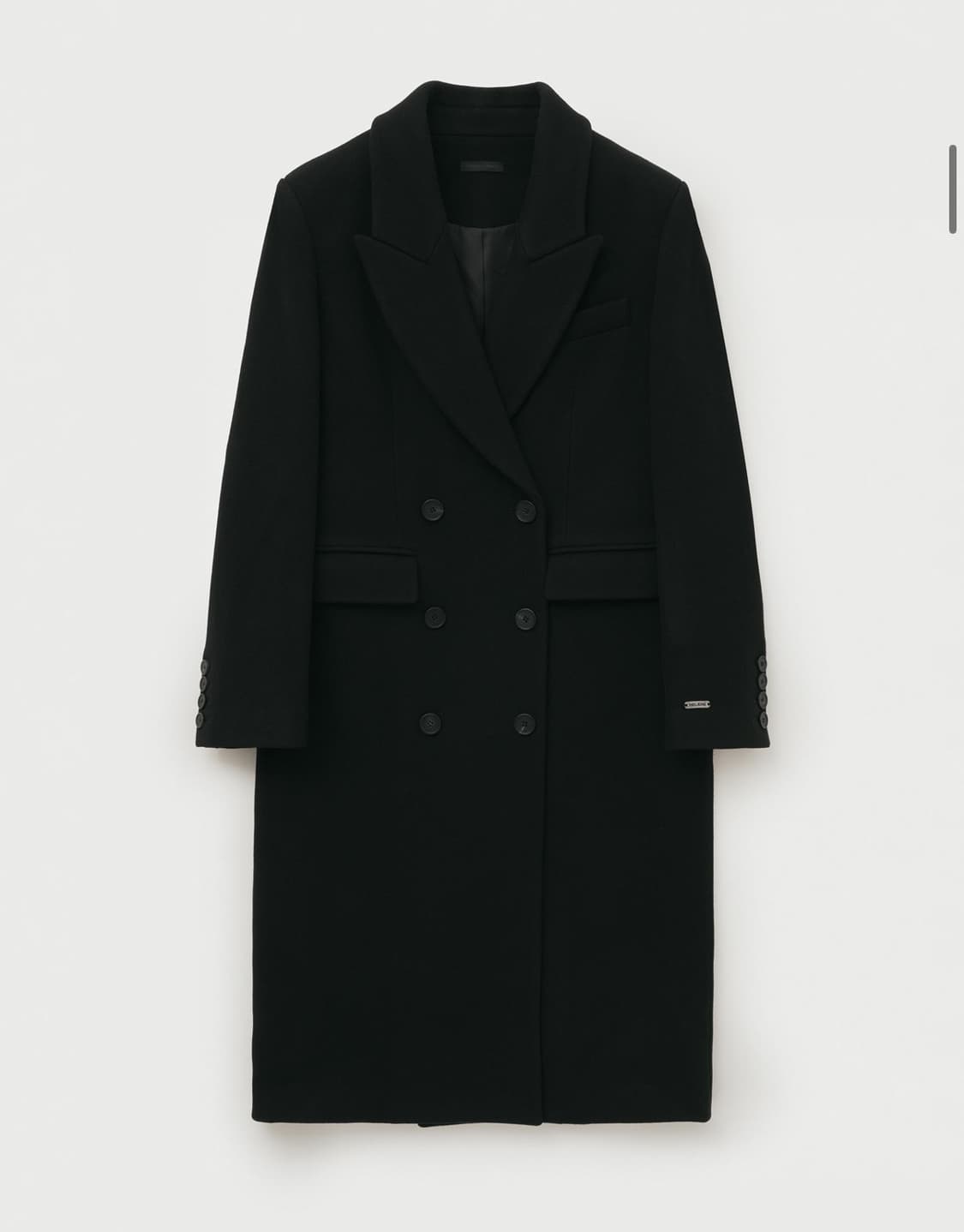 헬레네파리스 울 롱코트 블랙 상품이미지2