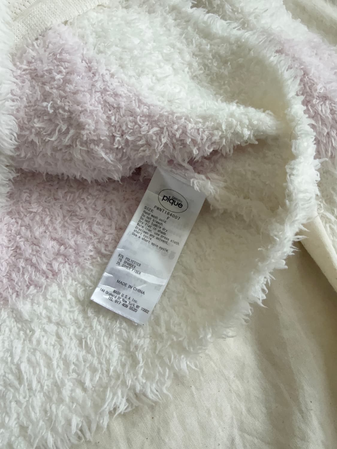 젤라또 피케 딸기우유 단가라 갸루 러블리 퍼 투웨이 후드집업 상품이미지7