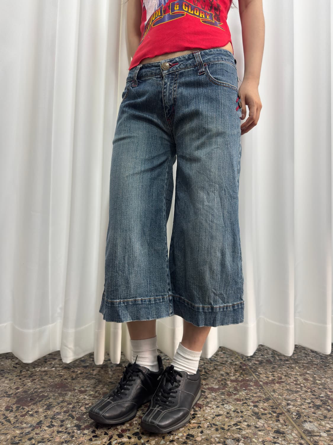 denim half pants 상품이미지2