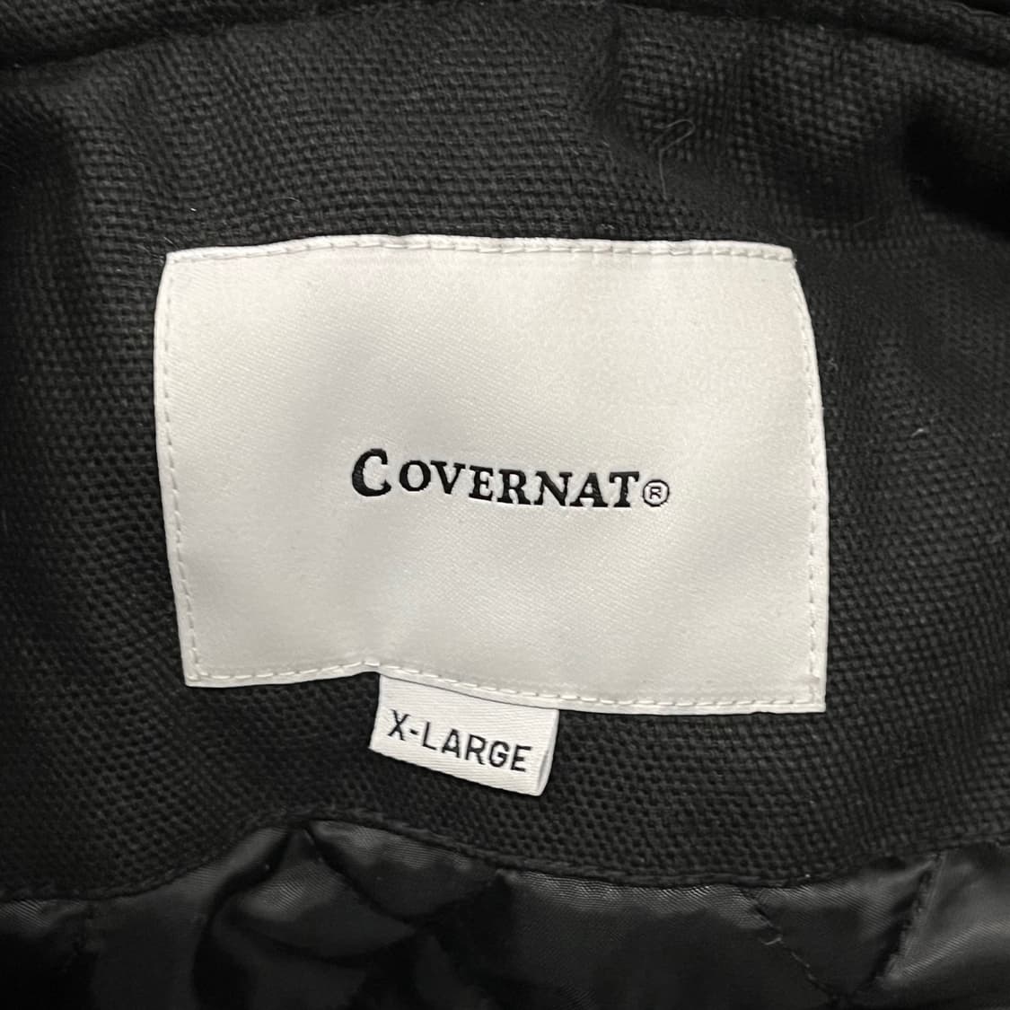 [정품/XL] 커버낫 후드 블랙 코치 자켓 b19 상품이미지5