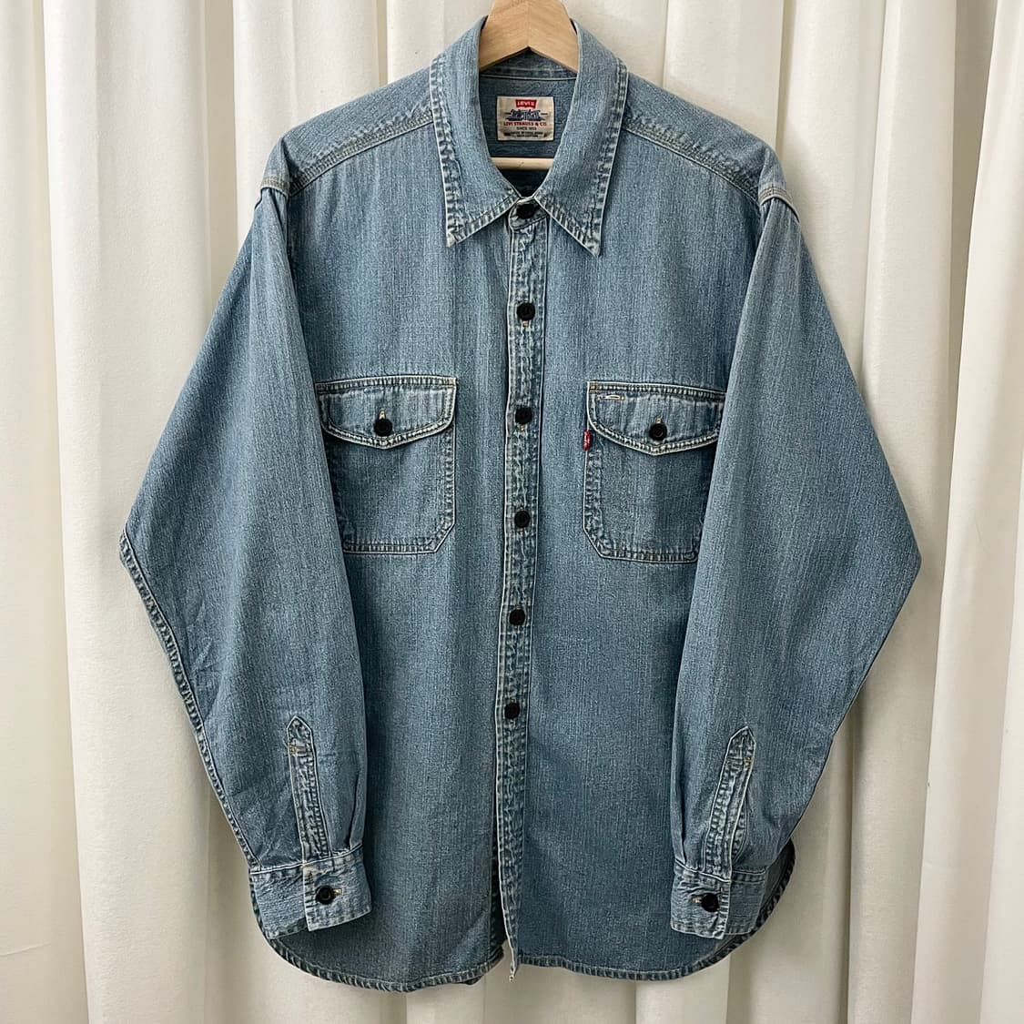 리바이스 연청 데님셔츠 상품이미지2