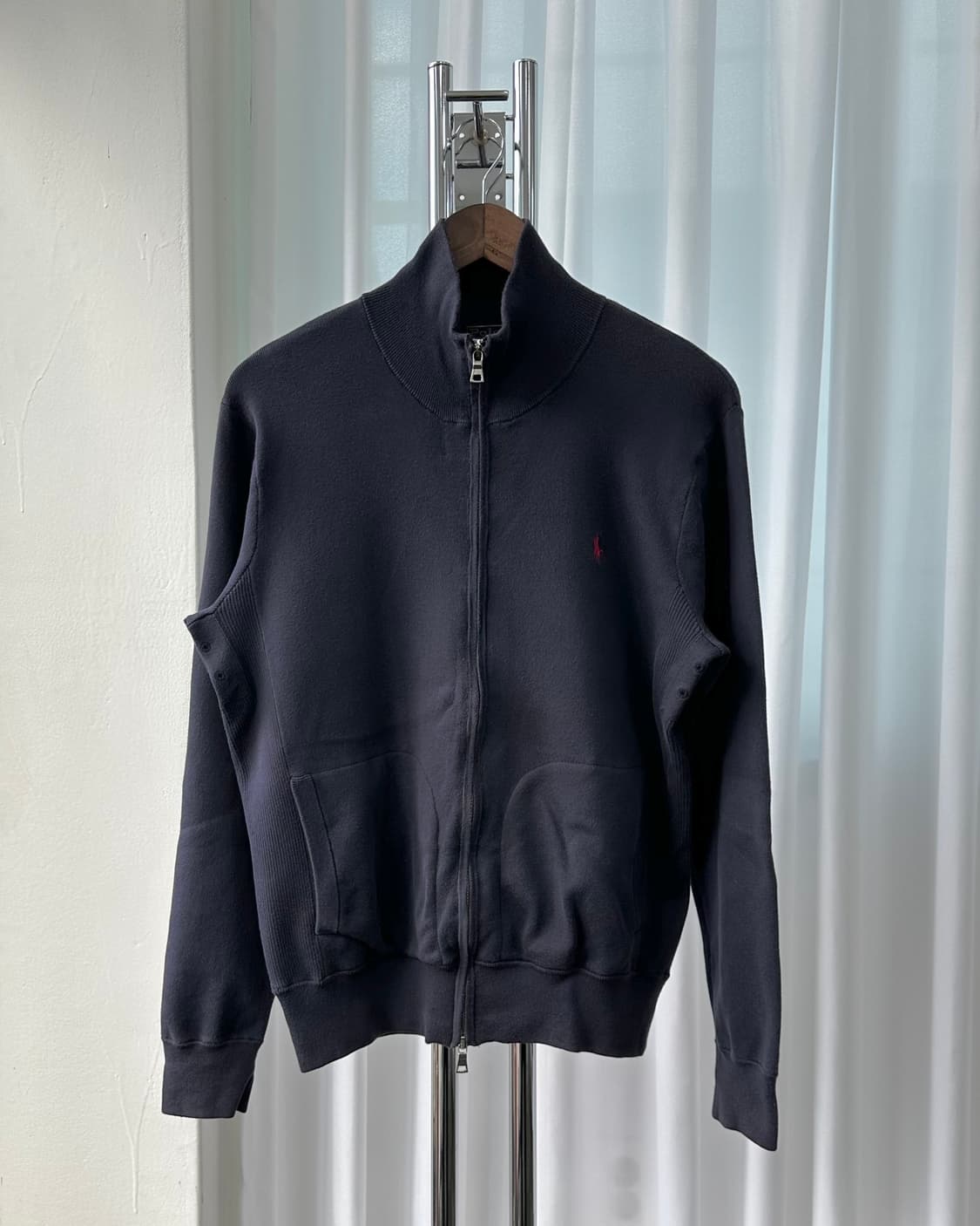 [L]폴로 랄프로렌 투웨이 니트 집업 navy 상품이미지3