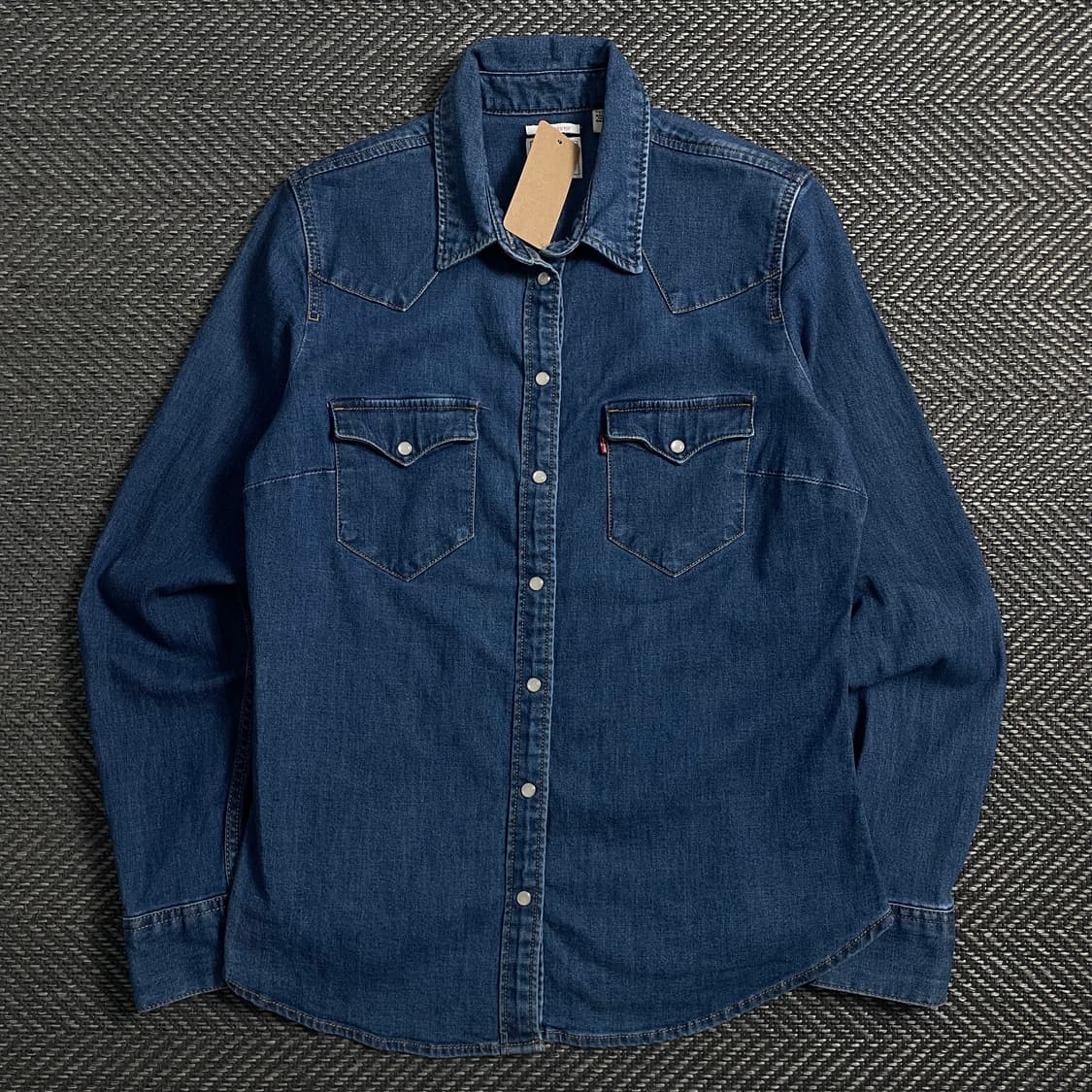 리바이스 USA 오리지날 우먼스 웨스턴 데님 셔츠o 4641 상품이미지1