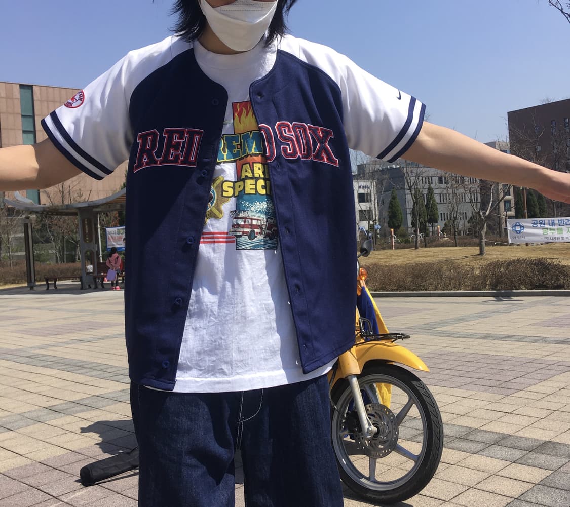 90s 나이키 레드삭스 야구져지 상품이미지1