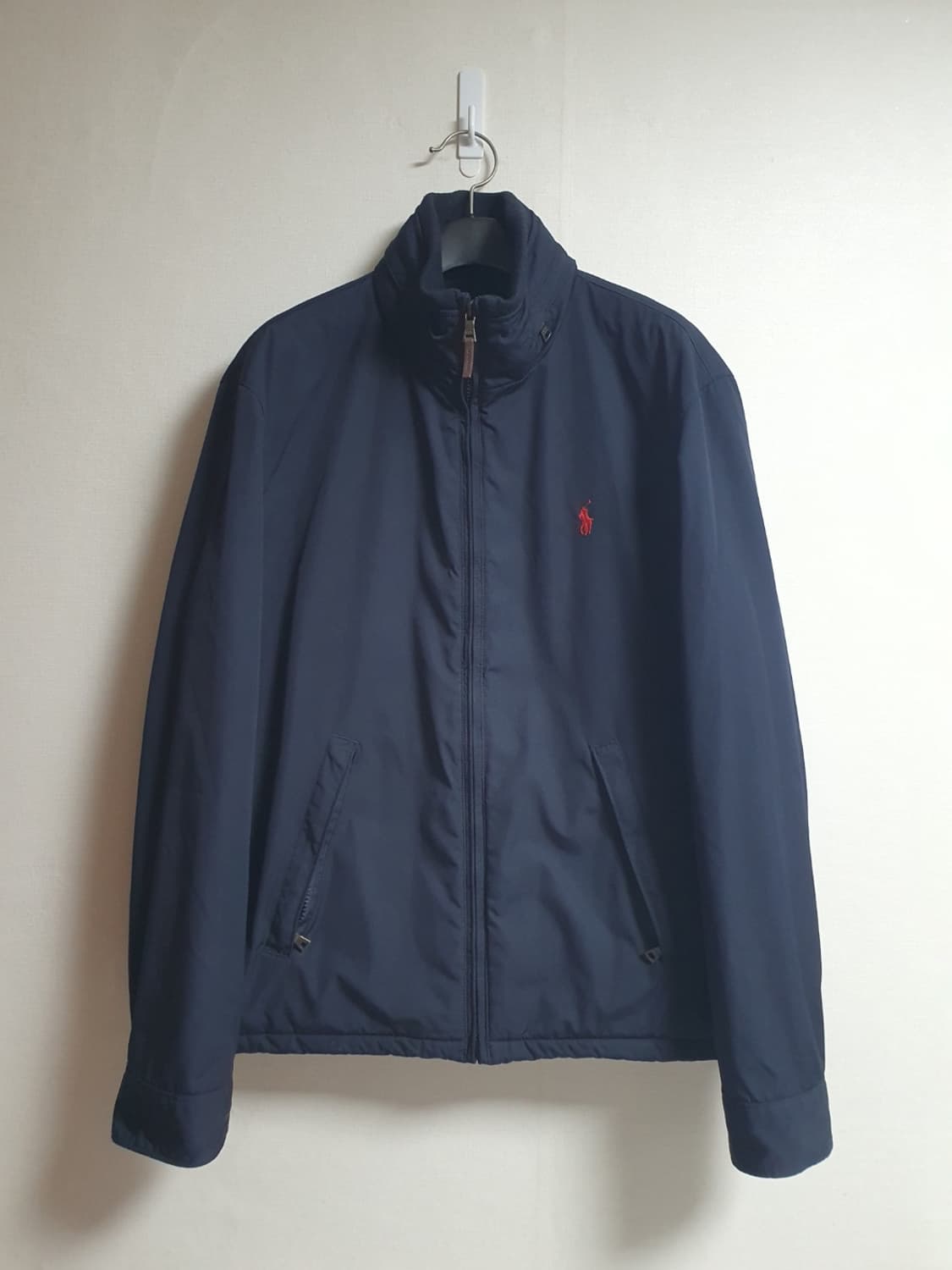 폴로 랄프로렌 자켓 집업 후드 네이비 레드포니 M 상품이미지1
