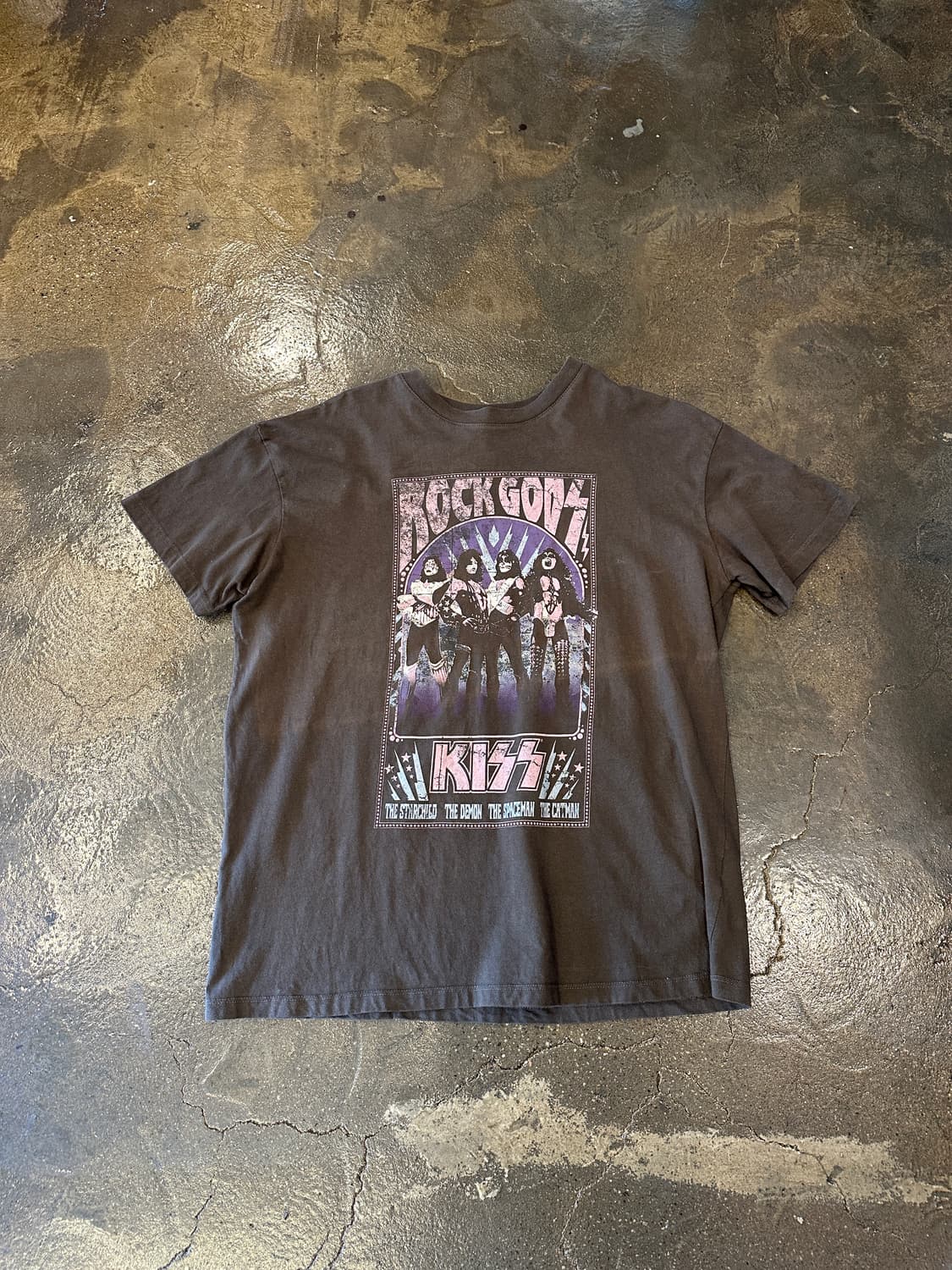 Kiss World Tour Band T 밴드티 L 상품이미지1