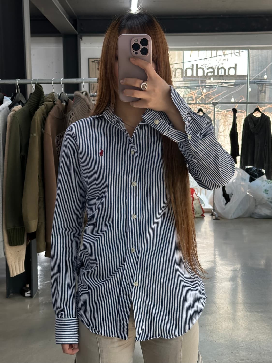 폴로랄프로렌 커스텀핏 스트라이프 셔츠 상품이미지2