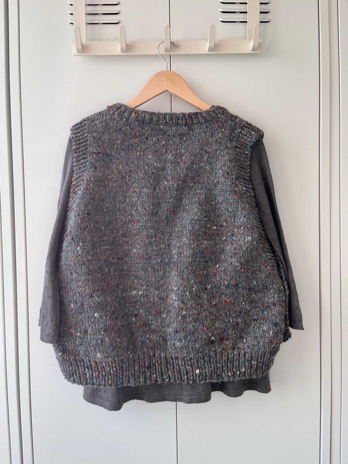 빈티지 핸드메이드 헤비 울니트 조끼  상품이미지7