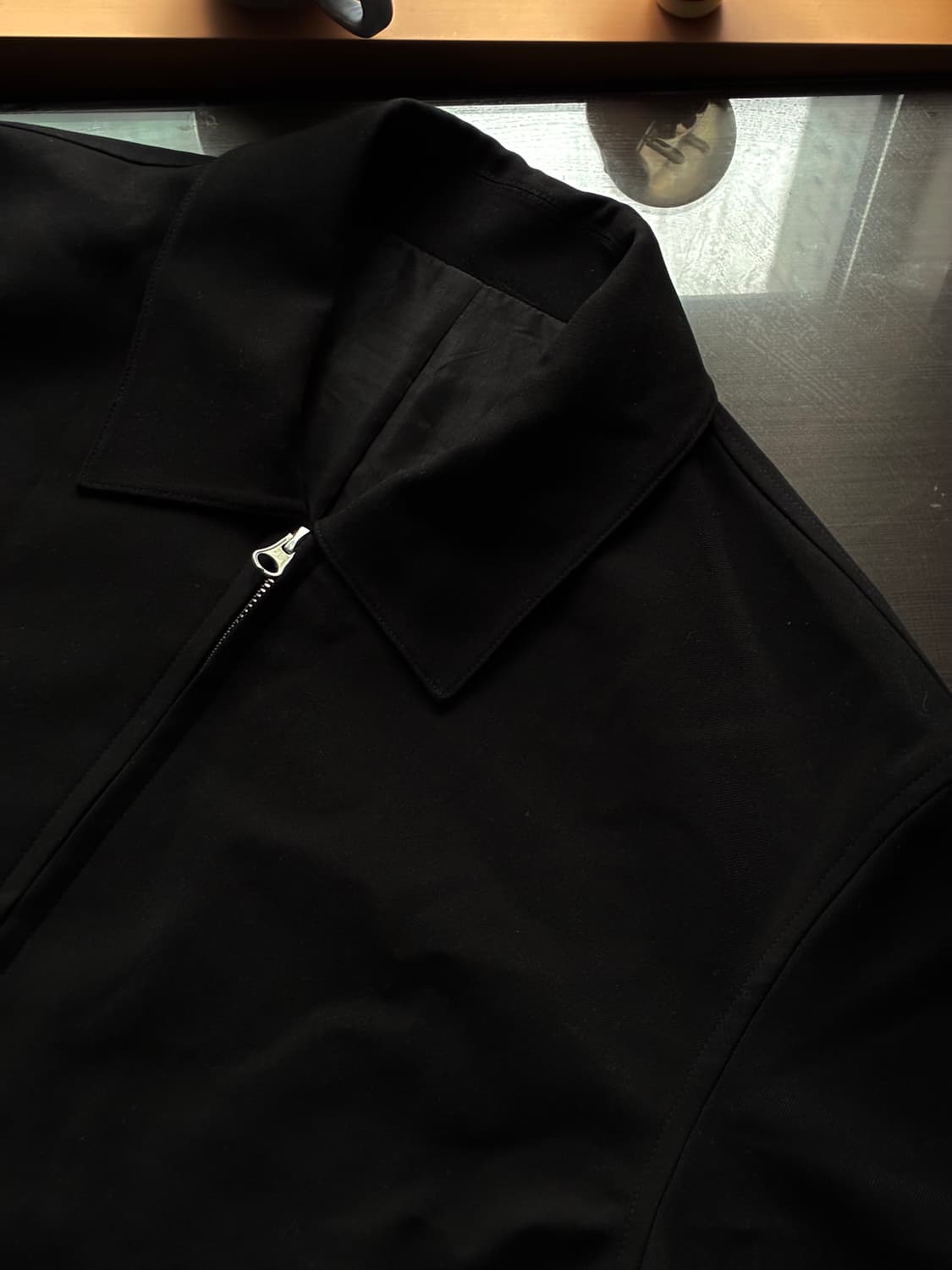 (L) 드로우핏 미니멀 자켓 BLACK 판매 상품이미지1