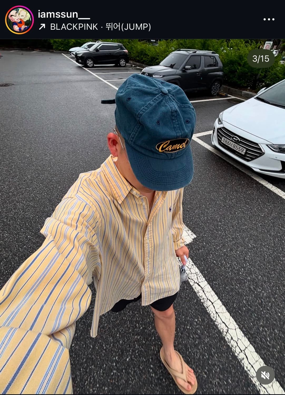 90s 카멜 빈티지 캡 상품이미지3