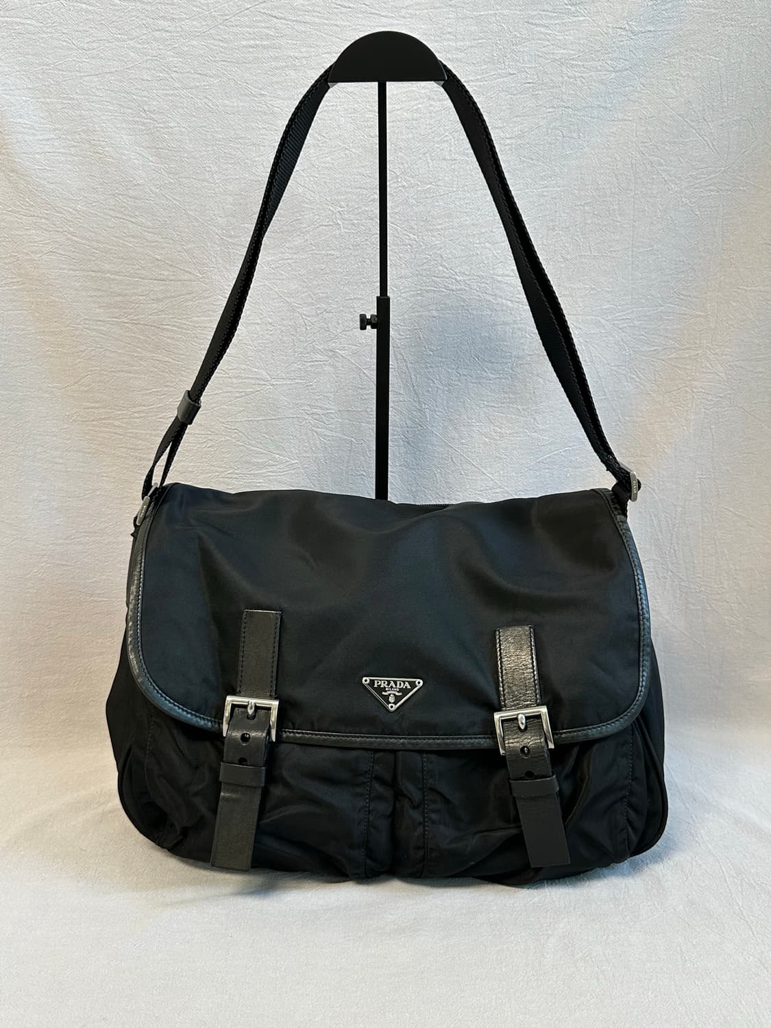프라다 나일론 포코노 크로스백 메신저백 투포켓 버클 상품이미지7