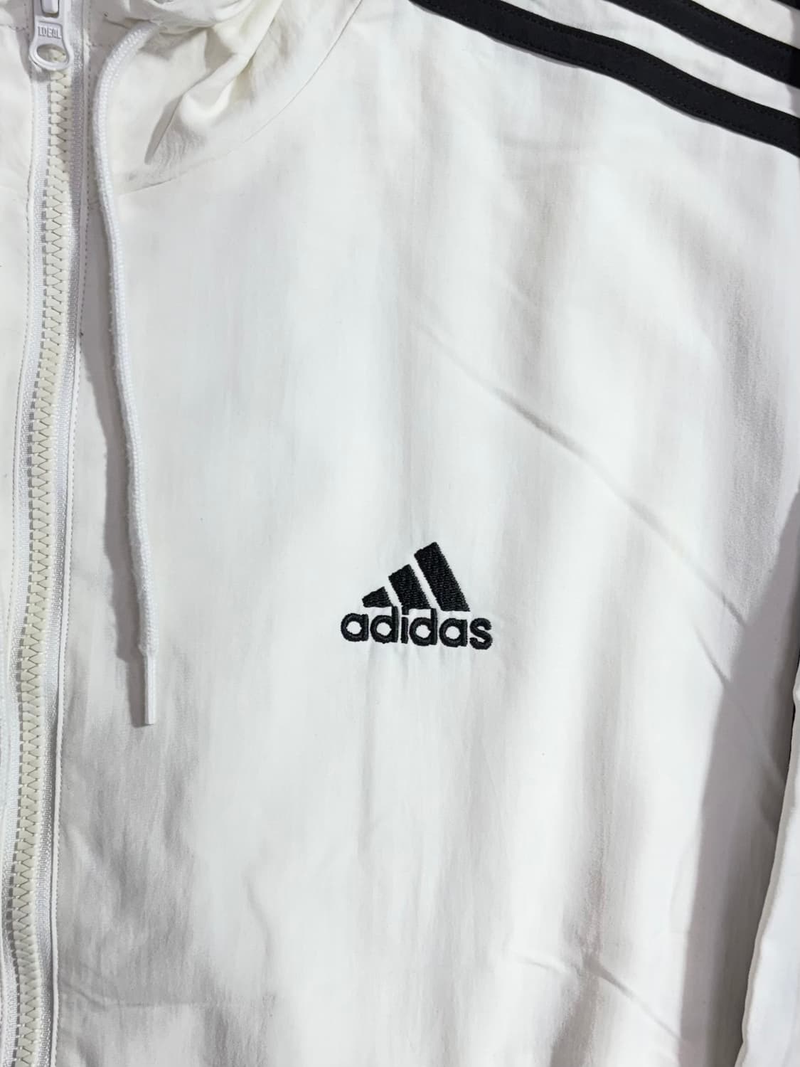 아디다스 화이트 오버핏 바람막이  상품이미지6