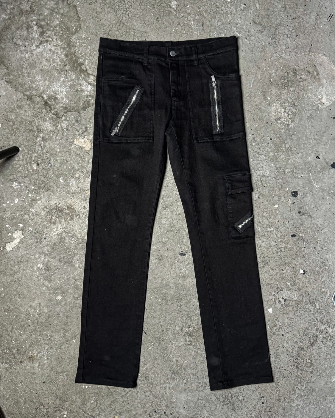 Cheap Monday - Multi Zip Slim Black Pant 상품이미지6