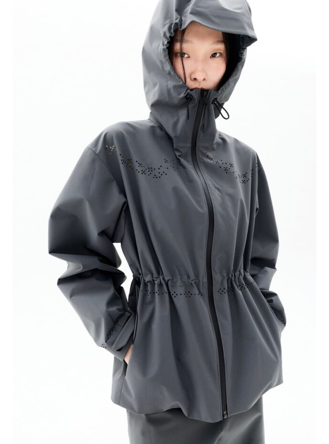 cosmoss LASER-CUT WINDBREAKER (GREY) M 상품이미지2