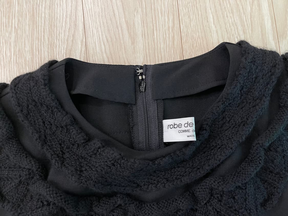 꼼데가르송 로브드 샹브레 데코 원피스 AD2000 상품이미지4